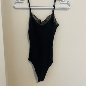 Abercrombie and fitch lace trim body suit